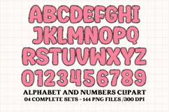 Makeup Alphabet png clipart, makeup beauty letters doodle Product Image 2
