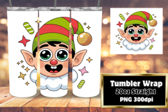 LUSH 20oz Tumbler Artwork for DIY , Cute Christmas Product Image 1