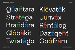 Orbigon - Geomtric Corporate Sans Serif FOnt Product Image 8