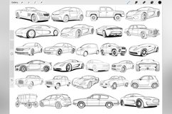 120 Procreate Cars Stamp Brushes Product Image 4
