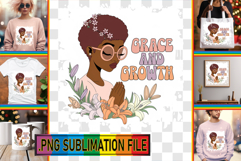 Fun TSHIRT Art Ideas PNG, Praying Woman Product Image 1