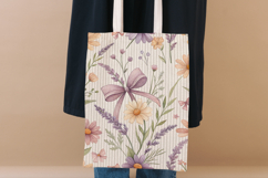 Coquette Bow Wildflower Digital Paper, Pastel Cottagecore Product Image 8