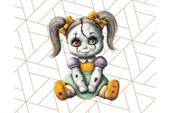 Halloween Monster Clipart PNG, Cute Spooky Characters Product Image 4