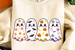 Spooky Ghost Friends Halloween PNG, Halloween PNG, Boo PNG Product Image 2