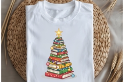 Bookish Christmas png design for T-shirts Product Image 5