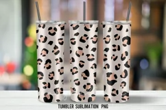 Leopard Print Tumbler Wrap Sublimation PNG Product Image 4