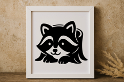 Cute Funny Raccoon SVG Product Image 1