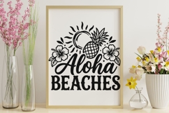 Aloha Beaches Svg, Summer Vibes Svg, Beach Vacation Svg. Product Image 9