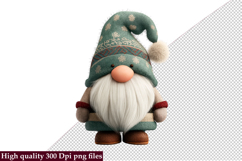 Christmas Gnome Funny Clipart Bundle png Product Image 4