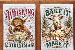 Funny Christmas Towel PNG,kitchen towel , funny christmas Product Image 1
