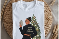 Christmas motivational women png design for T-shirts Product Image 5