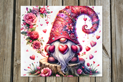 Valentine gnome | 4 love tumbler sublimation designs P Product Image 4
