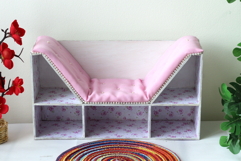 Miniature bookcase chair digital file, dollhouse furniture Product Image 8