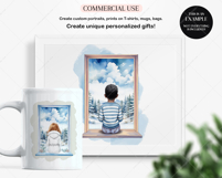 Winter Dreams Clipart Portrait Creator Product Image 5