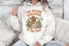 Wildest Raccoon In The West PNG Cowboy Raccoon Sublimation Product Image 7