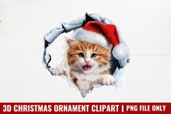 3d-Christmas Ornament Sublimation PNG Product Image 1