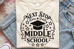 Next Stop Middle Grade Svg, Middle School Svg, Graduate Svg. Product Image 9