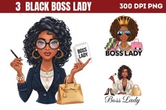 Black Boss Lady Sublimation Bundle PNG Product Image 9