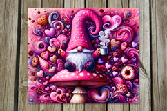 Watercolor Coffee Gnome | 4 Sublimation Tumbler Designs PL2 Product Image 4