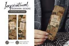 Vintage Travel Bookmark Quotes adventure bookmark Product Image 1