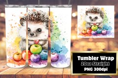 Playful Critter Sublimation Tumbler Design - 20oz Product Image 1