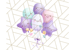 Pastel Halloween Town PNG Clipart, Spooky Shops &amp; Homes Png Product Image 4