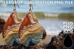 Unique Earring Pattern PNG Product Image 1