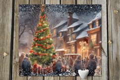 Watercolor Christmas | 8 xmas Sublimation Tumbler Designs Product Image 8
