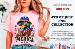 'Merica Duck PNG | Patriotic Mallard Sublimation DTF Product Image 6