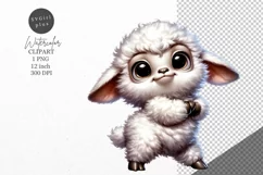 Lamb clipart, Farm animals clipart, Funny clipart Product Image 1