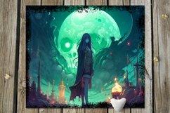 Mystic Halloween | 10 Skinny tumbler sublimation designs Product Image 8