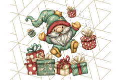 Christmas Gnome Clipart, Holiday Gnomes PNG Illustrations Product Image 4