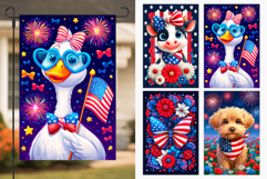 Patriotic Garden Flag Bundle. Patriotic Day Sublimation Product Image 9
