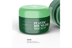Plastic Cream Jars - PSD Mockup Product Image 8