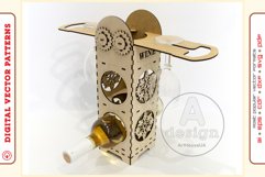 Wine Box v21 - laser cutting file - Glowforge ready SVG Product Image 8