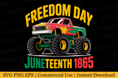 Freedom Day Juneteenth 1865 Svg | Svg Cut Files Product Image 1