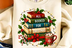 All Booked for Christmas PNG Clipart, Merry Christmas PNG Product Image 7