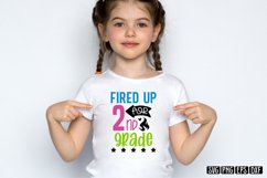 Fired up for 2nd grade SVG Product Image 1