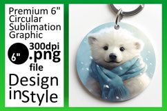 Holiday Cheer with Winter Animal Ornament Art Product Image 1
