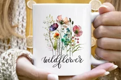 Wild Flower Png | Floral Illustration | Sublimation Designs Product Image 7