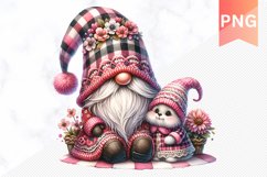 Happy Mother&#039;s Day Sublimation Gnome- PNG Design Product Image 1