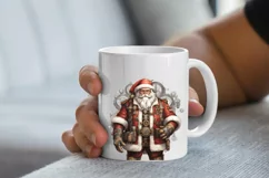 Steampunk Santa Claus Clipart, Santa Claus steampunk png Product Image 2