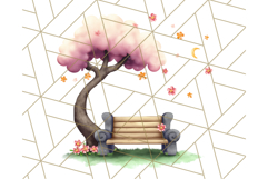 Princess Castle Clipart PNG, Enchanted Garden Artwork Product Image 4