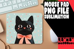 Playful Cat Mouse Pad for PNG Product Image 1