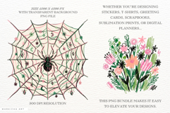 Halloween Midnight Garden Clipart Product Image 2