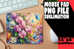 joyful MOUSE MAT Sublimation Style, Flowers Product Image 1