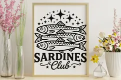Sardines Club Svg, Sardine Fish Svg, Coastal Summer Svg. Product Image 9
