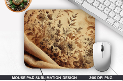 Vintage Mouse Pad Sublimation PNG Design - Mouse Pad PNG Product Image 1