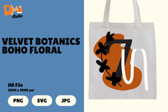 Velvet Botanics Boho Floral Monogram Product Image 1