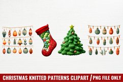 Christmas Knitted Patterns Sublimation Product Image 1